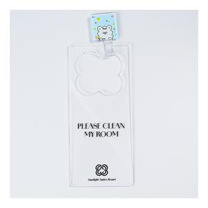 Wholesale Vibrant Acrylic <b>Door</b> <b>Hanger</b> Custom Clear Durable Signage <b>for</b> Hotel Rooms, AirBnB <b>Doors</b> and Promotional Use - Product Image 1