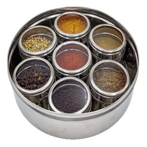 Llamativo; Frascos de especias de metal de excelente calidad, estructura compacta que permite su fácil colocación en cajones o estantes. - Product Image 2