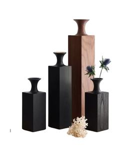 Bougeoir en bois en spirale Unique, prix d'usine, vente chaude, bougeoir en bois de haute qualité, support de mariage fabriqué - Product Image 5