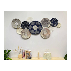 Decoración de pared de algas marinas tejidas naturales de Vietnam placa sostenible para acento de pared y servicio de cocina - Product Image 4