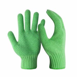 Guantes de tela de algodón con puntos de PVC reforzado, personalizables, duraderos, a prueba de espinas, protección de manos de alta calidad, guantes de seguridad para construcción - Product Image 2