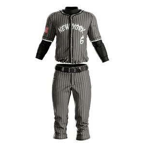 Ventes chaudes Uniformes de baseball vierges personnalisés Imprimés avec le logo et le numéro de votre équipe Vêtements de sport pour hommes et femmes Vente en gros - Product Image 1