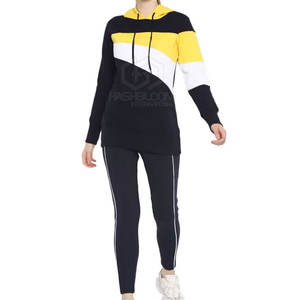 Femmes de haute qualité décontracté coton sweats à capuche confortable hiver tricoté tissu sweats à capuche col grande taille taux de vente entier - Product Image 4