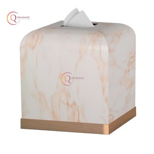Couvercle de boîte à mouchoirs en marbre fabriqué à la main porte-serviettes en marbre carré Design unique dernière arrivée pour l'utilisation de cadeaux de restaurant et d'hôtel - Product Image 4