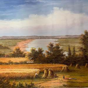 100% pintado a mano 20 \ "x 24 \" pinturas al óleo campo clásico paisaje abstracto arte de pared para decoración del hogar lienzo papel textura 3D - Product Image 6