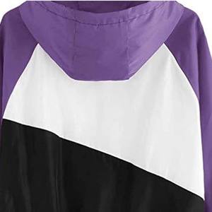 Femmes imperméable léger hiver polaire vestes respirant coupe-vent tissé tissu fermeture à glissière solide motif coton remplissage - Product Image 4