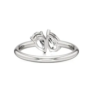 แหวนเพชร Elysian Elegant 2-Stone Toi Et Moi - Product Image 6