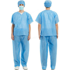 Conjuntos Médicos de Pantalones Cortos y Camiseta de Manga Corta de Primera Calidad, Tejidos con 100% Fibra de Bambú, Cómodos y Transpirables para Hospital - Product Image 5
