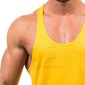 Prix d'usine Stringer de gymnastique pour hommes Stringer de gymnastique à séchage rapide pour hommes Stringers pour hommes avec logo personnalisé à vendre - Product Image 2