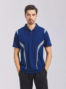 เสื้อโปโลแขนยาวสำหรับผู้ชายเสื้อกีฬาผ้ายืดกันความชื้นแบบแห้งเร็วใหม่ล่าสุดขนาดโลโก้ที่กำหนดเอง - Product Image 6