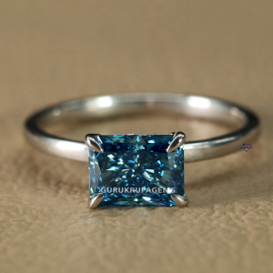 Luxury 14kt White Gold Radiant Cut Lab Grown Diamond Ring Hot Selling Wedding Engagement Jewelry VVS Clarity Wholesale Setting - Product Image 1