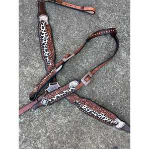 Ensemble de collier de poitrine de têtière de cheval de qualité de luxe - Product Image 1