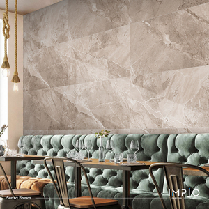 กระเบื้องพอร์ซเลนเคลือบเงาขนาด600x1200มม. ขนาด60x120ซม. หินหินอ่อนสไตล์โมเดิร์นไฟร์บริกสำหรับพื้นวิลล่า - Product Image 5