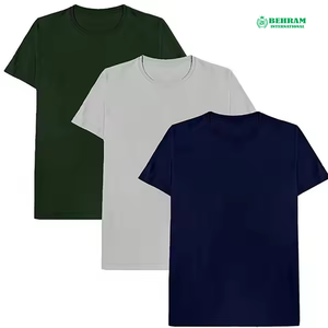 เสื้อยืดคอกลมผู้ชาย ผ้าฝ้ายทรงปกติ สวมใส่สบาย มีโลโก้ด้านหน้า เป็นมิตรต่อสิ่งแวดล้อมและป้องกันการยับ ผลิตจากผ้าฝ้าย 100% ผลิตในประเทศปากีสถาน - Product Image 1
