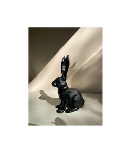 Sculpture animale en fer faite à la main de qualité supérieure pour les ornements de jardin de luxe et les accents décoratifs de la maison avec des détails rustiques - Product Image 1