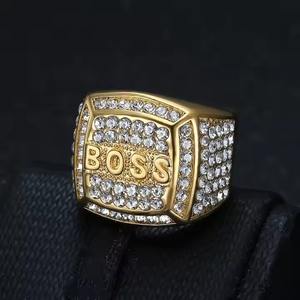 แหวนฮิปฮอปเพชรโมอิสพรีเมี่ยม, แหวนยูนิเซ็กส์ประกายระยิบระยับสำหรับแฟชั่นประจำวันและโอกาสพิเศษจากอินเดีย - Product Image 3