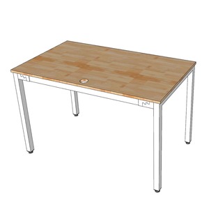 UConcept HBUC004 120x70cm Modern Minimalist <b>Desk</b> Easy Assembly Steel Legs Office Furniture for Bedroom Use <b>Computer</b> Table - Product Image 5