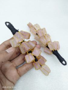 Cintre naturel brut Améthyste 21 perles pour les énergies négatives de porte et de bureau de mur de voiture, favorisent la mise à la terre et améliorent la spiritualité. - Product Image 5