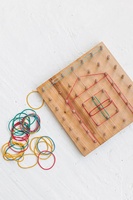 Cadre photo en bois personnalisé Delarchi avec impression typographique et gaufrage - Jouet éducatif STEM pour enfants de 3 ans et plus