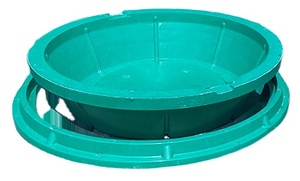 Nhiệm vụ nặng nề vuông kiểm tra cửa cống Bìa & Khung 70cm/27.55in nhúng cỏ trồng vô hình lõm đường sản phẩm - Product Image 6