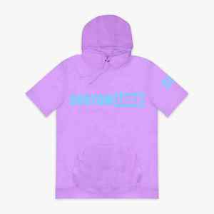 2024 American Trendy High Street chaqueta de invierno para hombres y mujeres 3D Digital impreso con capucha Casual manga corta poliéster sólido - Product Image 2