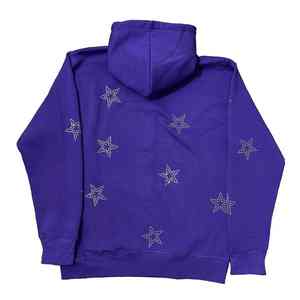 Top Qualité Hommes Strass Hoodies Oem En Gros Taux Respirant Confortable Casual Wear Unisexe Pas Cher Prix Hoodies Pour Hommes - Product Image 2