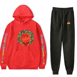 Nouveau style hiver – Survêtement deux pièces surdimensionné en coton écologique personnalisé pour homme – Hoodie et pantalon en molleton bouclette uni - Product Image 4