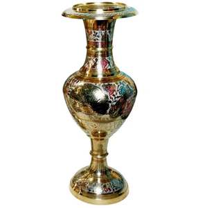 Venta de contenedor de flores de metal hecho a mano al por mayor Suministros de jardín Florero de metal diseño antiguo Flor de metal más vendida - Product Image 3