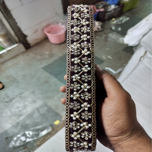 เชือกถักแบบสั่งทำสำหรับงานปักด้วยด้ายสีแดงในงานปักด้วยหินกว้าง1นิ้วเพื่อวัตถุประสงค์ในการขายต่อ - Product Image 2