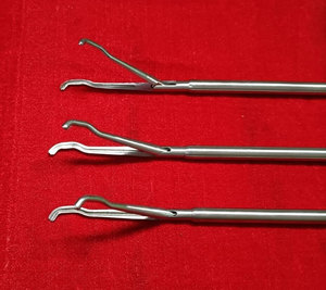 Ensemble de pinces Debakey Satinsky, instruments chirurgicaux manuels de haute qualité, tige de 5 mm et 10 mm en acier métallique - Product Image 6