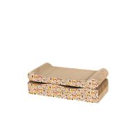 Lit de repos pour chat en carton ondulé épaissi et durable, jouet interactif pour le jeu autonome, tapis de griffage pour aiguiser les griffes