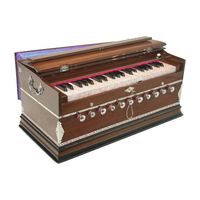 Harmonium en bois durable avec finition élégante, parfait pour la décoration intérieure, les cours de musique et les représentations scéniques professionnelles