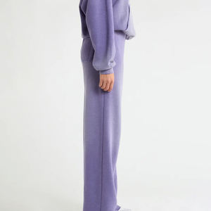 Solid Color Regular Mid Elastic Waist Flat Front Casual <b>Winter</b> Sports <b>Trousers</b> <b>Women</b> Plus Size Custom Jogger Sweatpants - Product Image 4