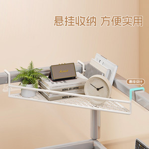 Desktop Wooden Hanging Storage Rack Small <b>Plant</b> <b>Basket</b> & Desk Clutter Organizer - Product Image 2