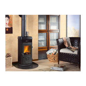 Stufa a Fuoco Continuo Super Junior Nera - Product Image 1