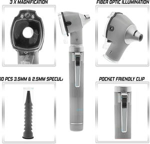 Set de Otoscopio Manual con Construcción Duradera y LED Brillante para Uso Quirúrgico ORL, Calidad Grado A+, Certificado CE - Product Image 3