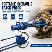 Outil portable de dépose de pignon de presse hydraulique sur chenilles pour excavatrice, extracteur de pignon principal de transmission finale
