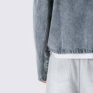 Sudadera con Capucha para Hombre, Estilo Urbano, con Cremallera Completa, 100% Algodón, Felpa, Talla Grande, Estampado Sólido, Hombros Caídos, Ropa de Invierno - Product Image 2