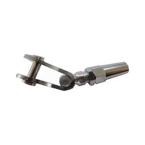 Conector de Cable Ajustable sin Engaste con Gancho, Acero Inoxidable 316 Resistente a la Corrosión para Barandillas ALLWIN 5135 - Product Image 1