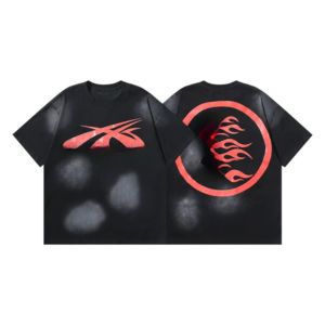 Camiseta Unisex 100% Algodón Hell Cotton Star Street Wear, Holgada, con Hombros Caídos, Transpirable, Ecológica y Personalizable - Product Image 4