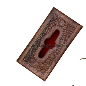 Porta Cajas de Pañuelos de Madera Maciza Pulida Artesanalmente, Ecológico, Elegante y Funcional para Decoración del Hogar, Baño, Dormitorio, Sala de Estar - Product Image 3