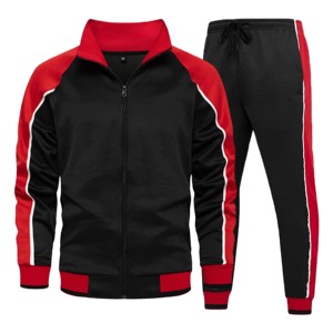 Top concevez votre propre survêtement personnalisé vêtements de sport de haute qualité pour hommes poches zippées survêtement homme 100% coton - Product Image 4
