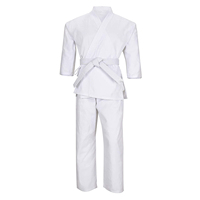 Conjuntos de Karate Unisex WESING, 100% Algodón, Transpirables, para Entrenamiento de Artes Marciales, Cómodos, con Movimiento Libre, Peso de la Tela 320g