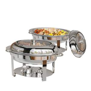 Olla térmica premium para servir alimentos, con diseño de tapa contemporáneo, para mantener los platos calientes en casa, en buffets y funciones familiares. - Product Image 1