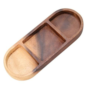 Plateau de service en bois de pin naturel de qualité supérieure, lune et étoile, plat de présentation décoratif moderne, plateaux à chips et à trempette pour les collations en vente - Product Image 4