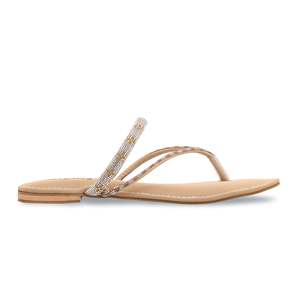 Sandalias de tacón doradas FN0723 Chappal elegantes y elegantes - Product Image 3