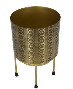 Soporte de plantas de flores de metal de alta calidad al por mayor soporte de plantas alto de metal soporte de maceta de hierro oro al aire libre sala de estar jardín - Product Image 4