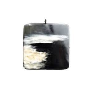 Posavasos de bebida de cuerno de búfalo Natural de alta calidad, posavasos de resina de estilo Cuadrado y Redondo, absorbente de agua con aspecto único - Product Image 1