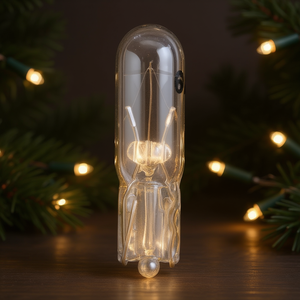 Base de Lámpara de Vidrio de 20 mm, 24.0 Voltios, 0.7 Vatios, W2x4.6d, Paquete de 10 para Luces de Navidad VPE 10 - Product Image 3