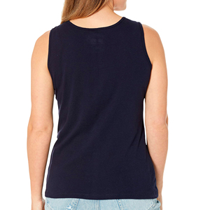 Camisetas sin Mangas para Mujer de Primera Calidad al por Mayor, Camisetas sin Mangas Transpirables de Secado Rápido, Camisetas sin Mangas de Algodón y Poliéster para Gimnasio con Colores Personalizados - Product Image 2